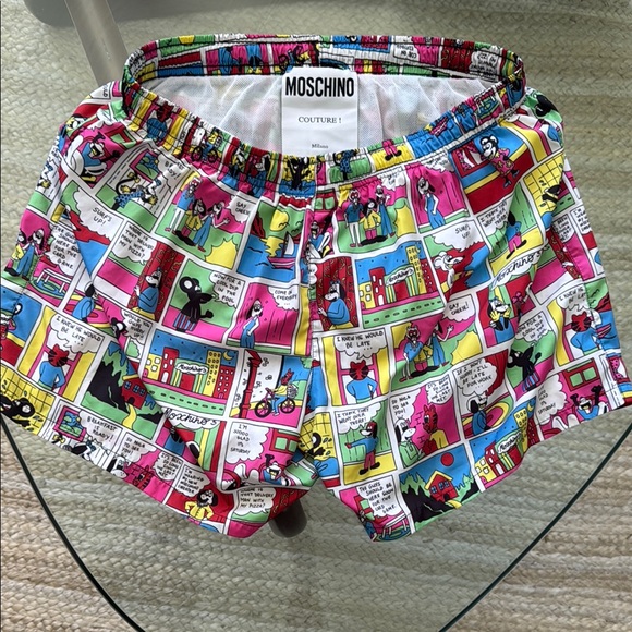 Moschino Other - Moschino Men’s Colorful Comic Print Swim Trunks - Milano